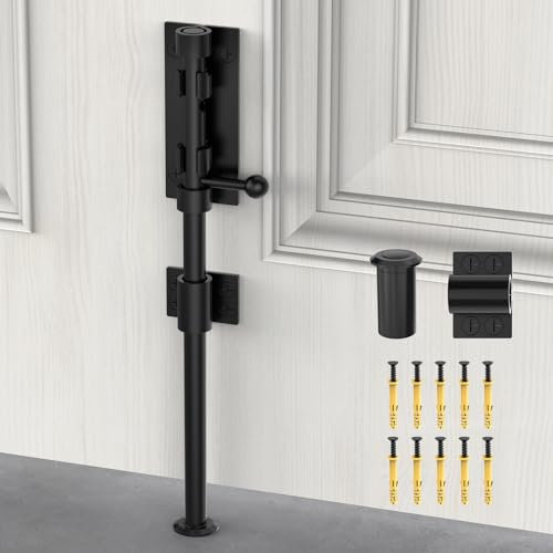 Barrel Bolt Latch, Sliding Bolt Gate Lock Door Latches Hardware, 12 Inch Heavy Duty Solid 304 Stainless Stee Door Lock for Fence/Wooden/Barn Door/Yard Door/Interior Door Latch