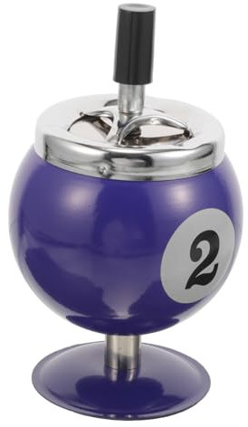 Billard Aschenbecher lustiger Aschenbecher drehbarer Aschenbecher, Billardkugel -Aschenbecher tragbarer aschenbecher portable ashtray büroartikel Mode Rauchbecher Container reisen