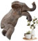 Plant Pot Hugger, Resin Elephant Flower Pot Hugger, Animal Planter Edge Decor, Elephant Figurine Flowerpot Hug Statue, Hanging Garden Ornament Plants Decor For Yard, Balcony