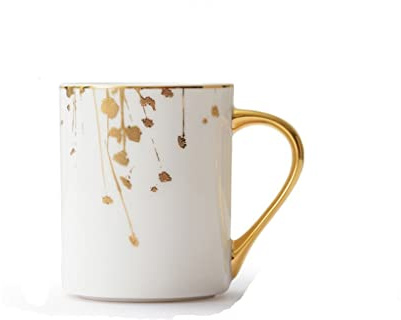 RKVXCJHDR water Cup Ceramic Coffee Cup Large Capacity Water Cup Milk Tea Cup for Office and Home (white) 12oz Insulated Tumbler