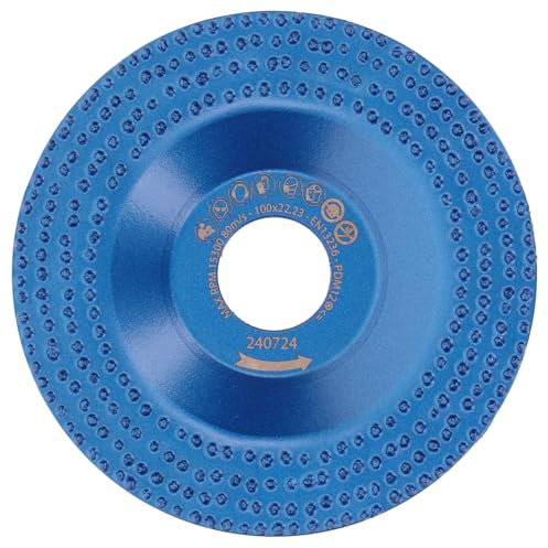 PRODIAMANT Profi Diamant-Schleiftopf 100 mm x 22,2 mm – Für Betonfarbe, Anstriche, Fassadenfarbe & Farbreste auf Wand- und Bodenflächen – sehr Grobe Diamant Beschichtung