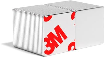 Magnet Store 15mm x 15mm x 1mm Adhesive Block Neodymium Magnet N42 (1.04KG Pull) - Super Strong and Convenient for DIY, Crafts, and More (5)