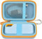 Case for SanDisk Extreme Portable SSD Portable SSD 480GB 500GB 1TB 2TB 4TB 8TB, External Hard Drive Hard Carry Case (Storage Box Only) (Blue)