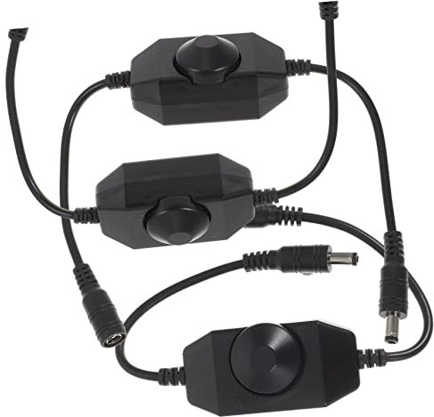 LIFKICH 3stücke Led Steuerung Schalter Für Einfarbige Lichterketten Regelknopf Für Led-leuchten Und Streifen Drehregler Für Lichtsteuerung Helligkeitsregler Für Küche Wohnzimmer Esszimmer