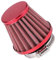 MOCNT Filtro Aria 45mm 46mm 47mm Filtro Aspirazione Aria Auto Filtro Sfiato Turbo Filtro Aspirazione Aria Fredda Moto Filtro Carter Olio Morsetto Fredda Filtro dell'aria Rosso