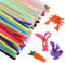 Yanghad 200 Limpiapipas de Colores para Manualidades, Alambre de Chenilla 20 Colores, Alambre de Felpa Flexible, Limpiapipas 30 cm x 8 mm, Proyectos de Bricolaje para Niños