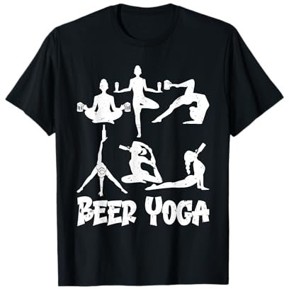 Yoga Outfit BIER IST MEIN YOGA Lustiges Bier Yoga T-Shirt
