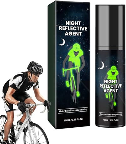 Peinture en aérosol réfléchissante, 100 ml de peinture aérosol lumineuse pour vêtements - peinture réfléchissante pour vêtements, vélos, skateboards, toile, bois, tissu