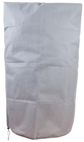 Sewroro Vlies Pflanzenschutzhülle mit Kordelzug 80X120cm Frostbeständige Pflanzenabdeckung für Obstbäume Sträucher und Gemüsepflanzen Atmungsaktiv und Robust