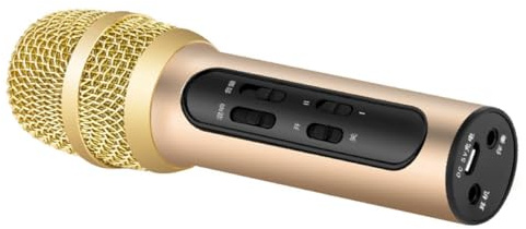 Milisten USB Kondensatormikrofon für Live Gesang Handmikrofon mit Großmembran Leichtes Mobiles Gesangsmikrofon Fürpc und Smartphone Professionelles Ktv Mikrofon