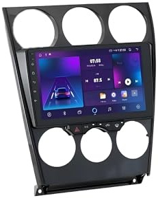 Radio para Coche para Mazda 6 (2004-2015) con navegación GPS, Android Auto, estéreo, Multimedia y Reproductor de vídeo GPS para Coche(T13 8-128GB CAM 4G)