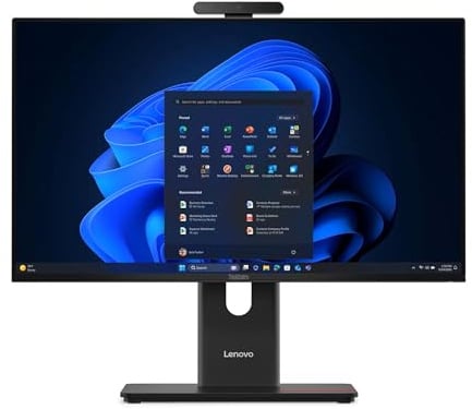Lenovo ThinkCentre M70a Gen 6 AIO w/Ultra 7, 32 GB DDR5 RAM, 1 TB SSD | 24 Zoll 1920 x 1080 FHD Touchscreen Display mit Intel Core Ultra 7 265T vPro Prozessor, 5MP IR/RGB Kamera und Windows 11 Pro