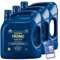 3x 5 L = 15 Liter ARAL SuperTronic Longlife III 3 5W-30 Motoröl inkl. Ölwechselanhänger