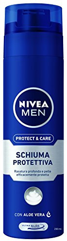 NIVEA Men Protect & Care Rasierschaum, 3er Pack (3 x 200 ml)