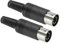 PATIKIL S-Vidéo DIN Mâle Prise 7 Broche Signal Transmission pour TV, Lecteur DVD Paquet de 2