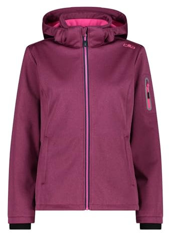 CMP Damen Soft Melange Jacke, fuxia mel, XS