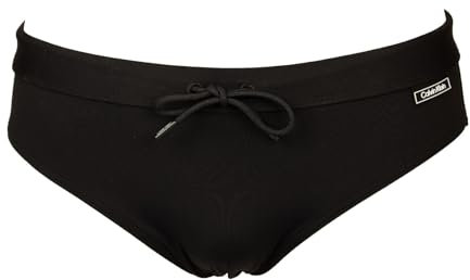 Calvin Klein Slip Mare Uomo CK Piscina Coulisse Esterna plachetta in plastica Morbida con Logo Articolo ZM0ZM02753, BEH Pvh Black, M