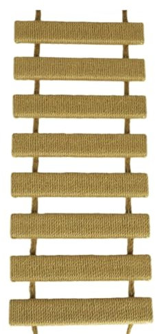 Cat Climbing Ladder Cat Climbing Frame Bridge Use for Cat Cage Sisal Rope Pet Furniture Cat Step Scratcher Post Kitten Toys Cat Tree Tower (20inch(50cm))