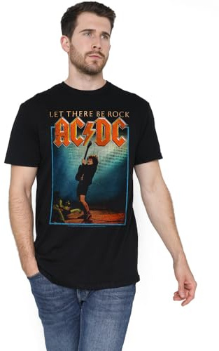 ACDC Let There Be Rock Unisex T Shirt, Black, XXX-Large