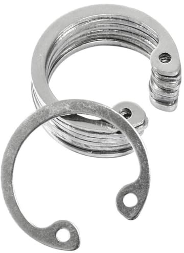 TMTGTS Sicherungsring 10 Stück ￠22 sicherungsringe Sprengring seegering seegeringe C Clips Schnappringe Sicherungsscheiben Wellen Nutenring Geteilte Schnalle für Lager Einkaufswagenräder Schiffe
