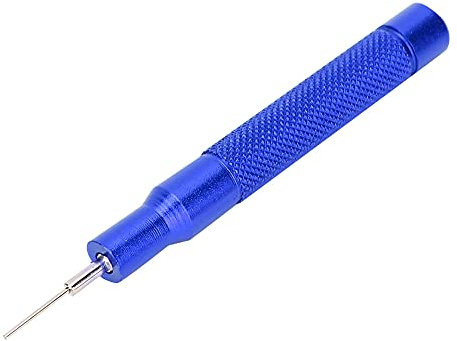 Eminchu Uhrenarmband-Stanzwerkzeug, Robuster Uhren-Gliederstift-Entferner aus Metall für Uhrenreparaturarbeiter, Leichtes Design, Inklusive 1 Ersatznadel, 7,5 cm