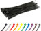 Gocableties Kabelbinder 100 Stück Schwarz, 200 mm x 2,5mm mit 8,1 kg Zugfestigkeit, UV Beständig Set