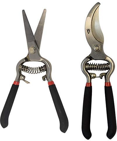 Spear & Jackson CUTTINGSET17 Vintage Bypass Secateurs & Snips Set