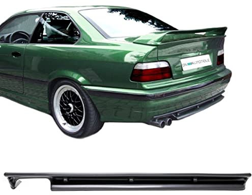 DM Autoteile 1107 Sport Heckdiffusor Diffusor Stoßstange kompatibel für BMW E36 Coupe Cabrio Limousine
