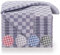 Blumtal Geschirrtücher Baumwolle 50x70 cm im 5er Set - Oeko-TEX zertifizierte Küchentücher - extrem saugstarke Geschirrhandtücher - Kitchen Towels waschbar bis 95 °C - Geschirrtücher Grau-Weiß Karo