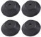 4PCS Air Compressor Rubber Feet, Shock Absorption Rubber Cushion for Vacuum Pump Oil-Free Small Air Compressor Accessories