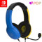 PDP Casque LVL40 Stéréo pour Nintendo Switch, Jaune & Bleu [Amazon Exclusive]