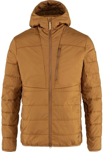 Fjällräven Herren Keb Padded Hoodie Jacke, Chestnut, L