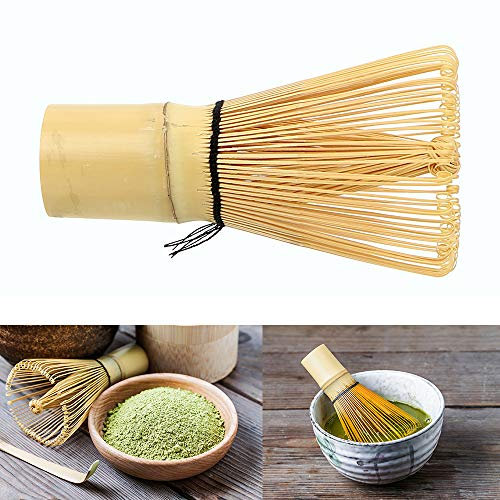 NOPNOG Pinceles japoneses Matcha - Pincel de té verde - Bambú - Vajilla de té