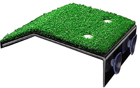 UxradG Plateforme pour Tortue - Aquarium Ramp Échelle, Bain de Soleil et Jeu pour Reptiles de Mer - Taille M