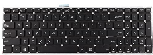Replacement Keyboard Letters, Keyboard Keys 5 Million Keystrokes Practical 102 Key Computer Supplies for Asus K555 X555L R556L F555L X555Ld4010 A555L Laptop Replacement Parts