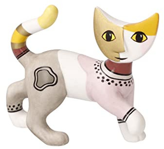Goebel Rosina Wachtmeister Sammlerfigur Minikatze Teresa aus Biskuitporzellan, Maße: 8,5cm x 3cm x 7cm, 31-886-03-1