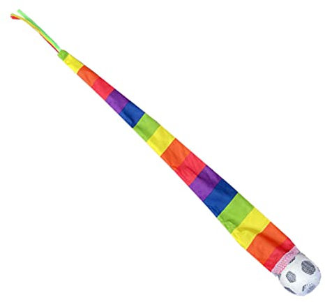 JIAHUA Kometenball Schweifball Kinder Schweif Ball Regenbogenkomet Spiel Flummi Mit Schweif Für Das Sensorische Training Kindergärten Und Schulen