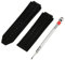 SMELEYOU Silicone Rubber Watch Bode Reemplazo de Correa Impermeable Negro Strapa de Banda de Goma de Silicona Compatible con Destornillador de Hublot.