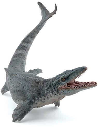 Papo Mosasaurus-Figur, Kreide-Kollektion, Spielzeug ab 3 Jahren | Ein gefürchtetes räuberisches Meeresreptil | 25.5 x 15 x 11 cm | handbemalt | originelle Geschenkidee für Mädchen und Jungen