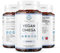 Vegan Omega 3 6 9, DHA & EPA Oil - 1000mg - 4 Month Supply 120 Soft gels - Naturaly sourced Algae Oil - High Strength