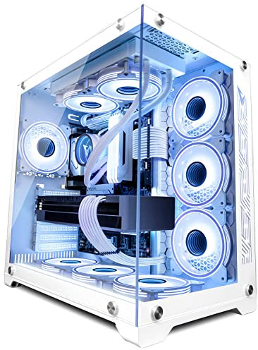 Vibox II-12 SG Gaming PC Weiß • Intel Core i5 10400F 4,3 GHz • Nvidia RTX 4060 Ti OC 8 GB • 16 GB RAM • 1 TB NVMe M.2 SSD • 700W PSU • Windows 11 • WiFi