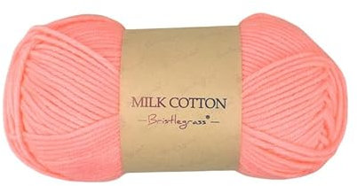 Bristlegrass Großgarn, helles Korallengarn, inklusive 115 Meter, 31 Multi-Colors Can Be Offered for A Selection of Use, Weaving Wool Yarn for Beginners Adults and Children(50 g, 115 Yds)