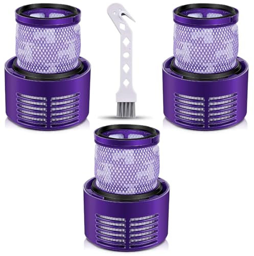 APZOVO Filtre pour Dyson V10 SV12 Séries, Remplacement de Filtre pour Dyson V10 Animal Absolute Total Clean Motorhead Cyclone Aspirateurs, Lavable Filtre #DY-969082-01