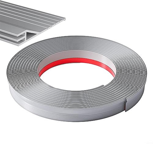 Bande de boudin de porte intérieure autocollante de 2 m - Gris