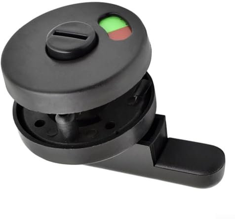 Indicator Door Lock, WC Toilet Door Lock, for Toilet Shower Cubicles&Bathroom Indicator Bolt