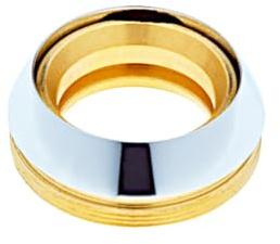 Armaturen Sicherungsring chrom für Franke ARM 340, ARM 350, ARM 680 und OZONE/Ersatzteil/Kartuschenverschraubung