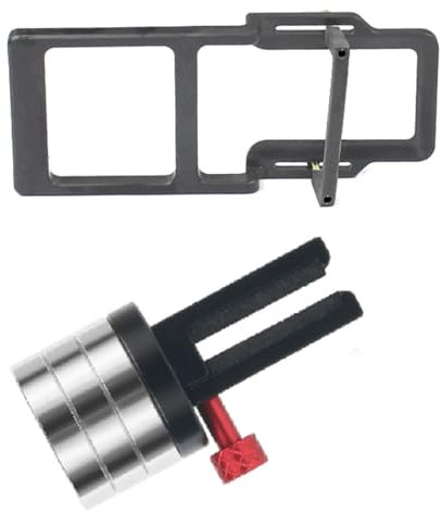 FEICHAO Kamera-Gimbal-Konvertierungsschiene, Stabilisator, kompatibel mit DJI Zhiyun Feiyu MOZA DJI, GoPro Hero 9 8 7 6 5 (Kunststoffschnalle + Gegengewicht)