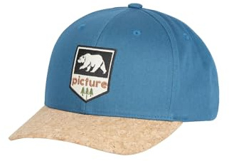 Picture Wakopa Bb Cap Blau - Stylische lässige Baseball Cap, Größe One Size - Farbe Roc Blue