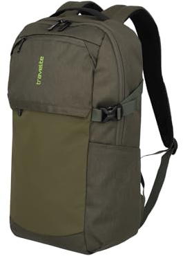 Travelite Handgepäck Rucksack, Laptop Rucksack 15,6 Zoll, | PATHWAY Allround, Tagesrucksack mit zusätzlichem Reißverschlussfach im Innern, Aufsteckfunktion, 48 cm, 17 Liter