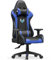 Gaming Chair Blue, Computer Racing Chair Reclining High Back for Adult, Video Game Ergonomic Adjustable Swivel Recliner Chair with Backrest and Lumbar Support